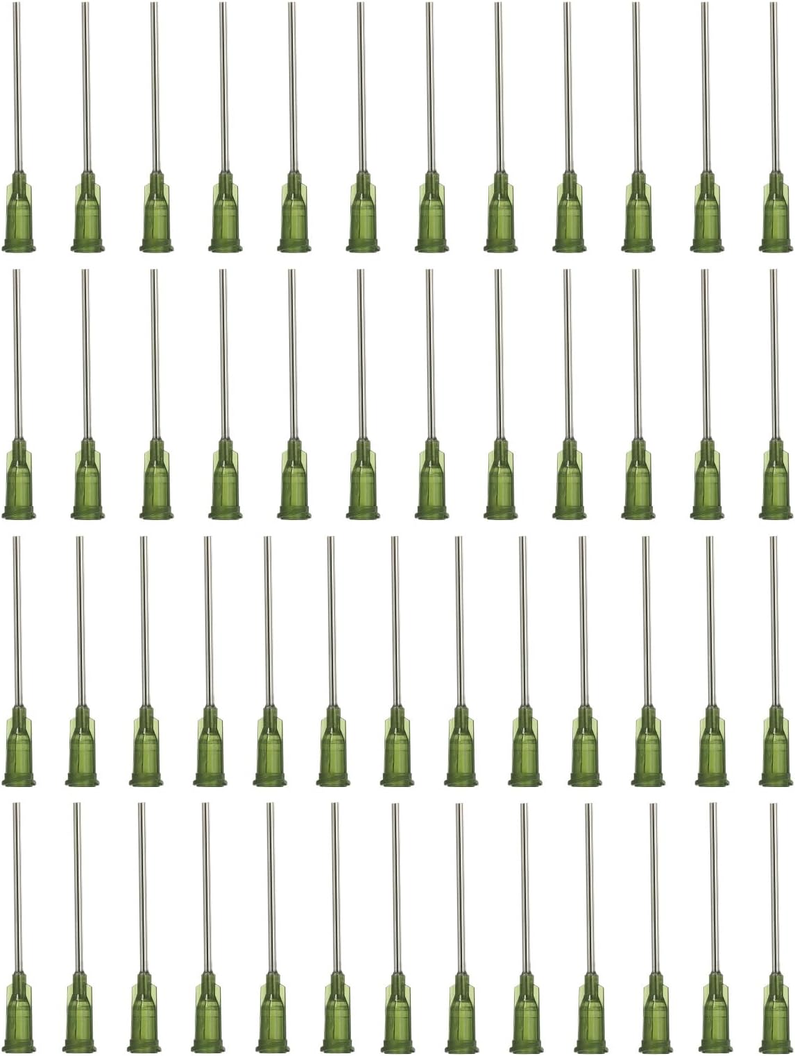 PATIKIL Blunt Tip Dispensing Needles 1.5 Inch, 100 Pcs 14G Industrial Liquid Dispenser Needle with Lure Lock for Refilling Liquid Inks Adhesive Glue