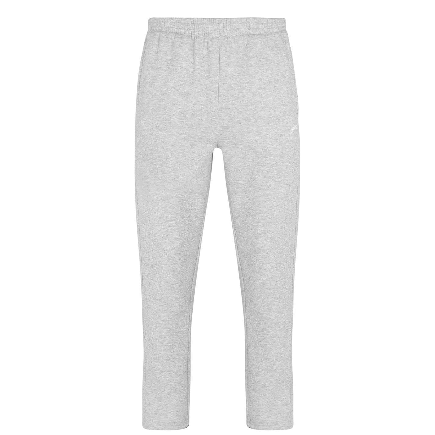 Slazenger Men's Grey Marl Open Hem Fleece Pants Xs