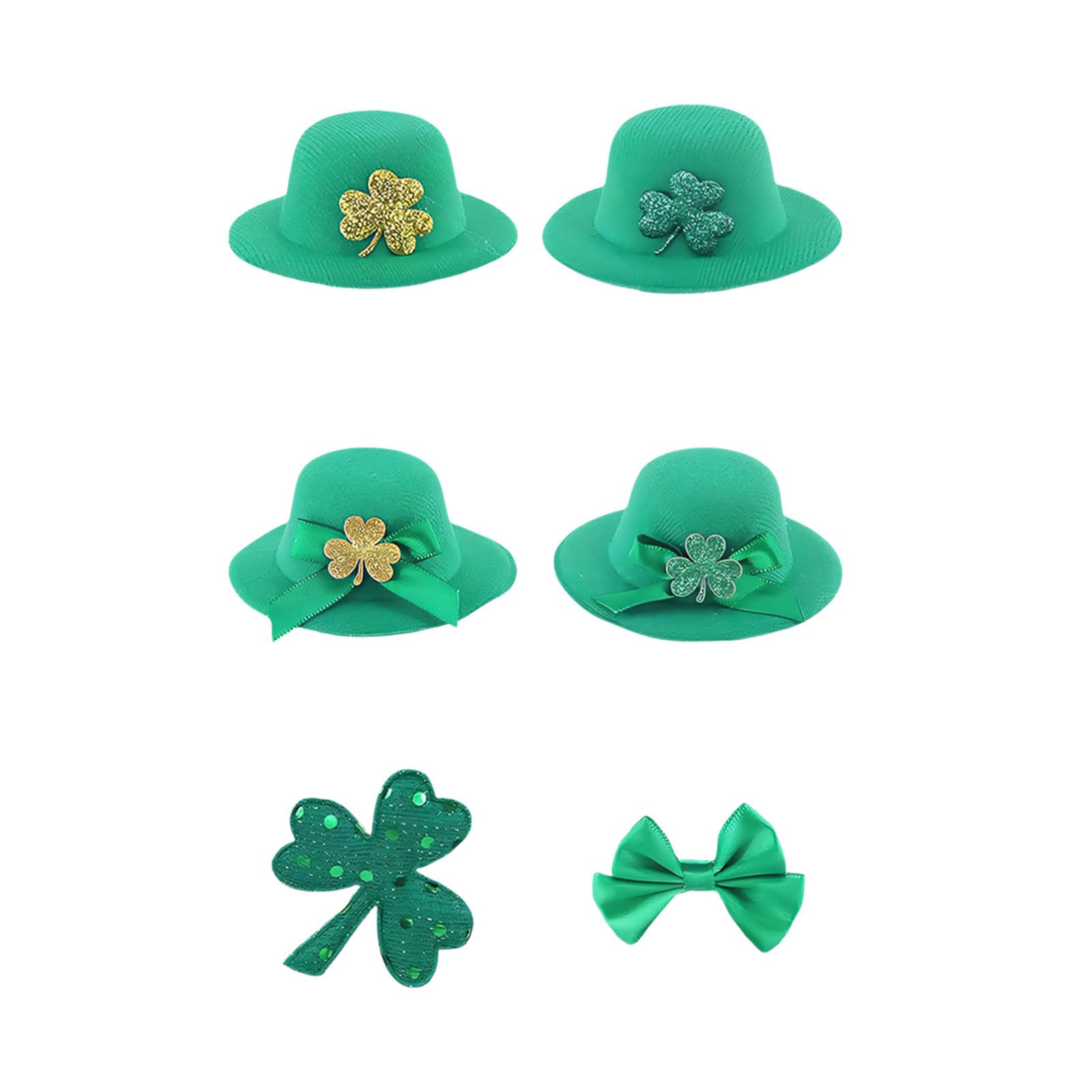 Tsophreniq 6Pcs Wine Bottle Decorative Caps Portable Festive Bottle Covers Holiday Decorations for Wine and Liquor Bottles Small Top Hats