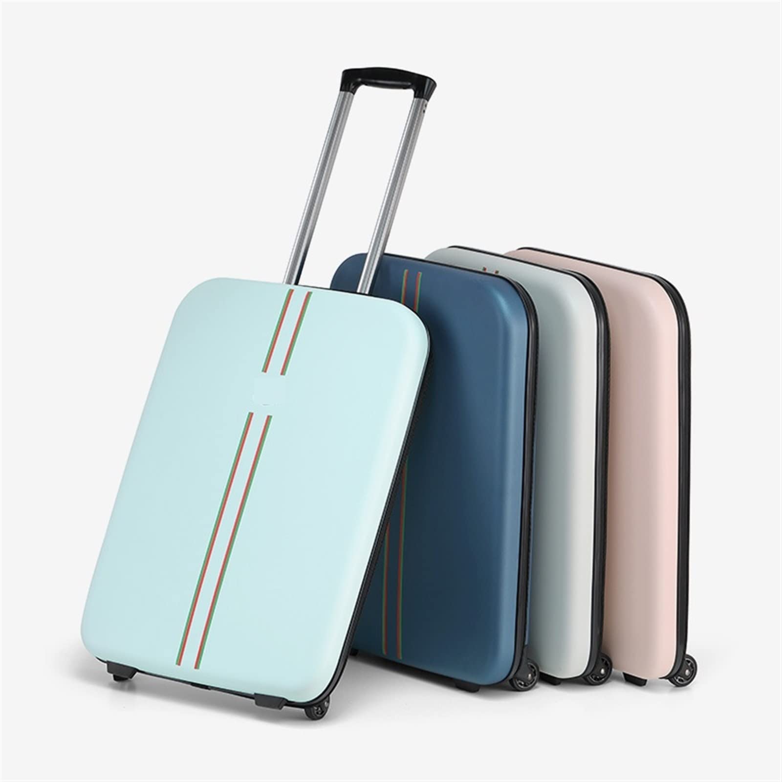 Equipaje Equipaje Vertical Plegable Equipaje Viaje de Negocios Maleta Plegable portátil (Color : Sky Blue, Size : 20 Inches)