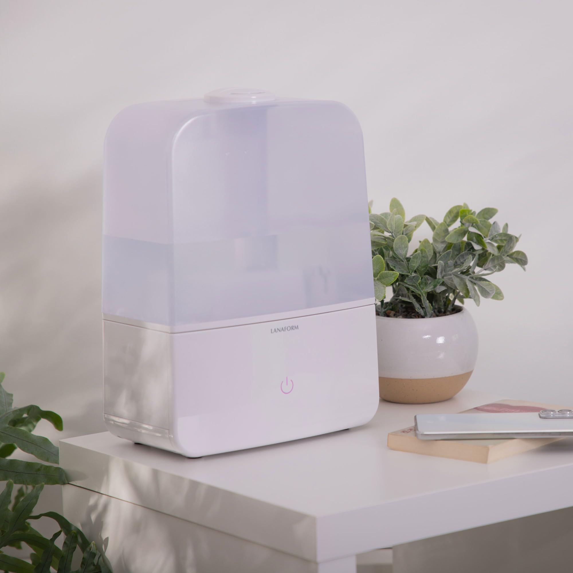 LANAFORM - Breva - Humidificateur D'air - Humidificateur D'air Chambre - Plusieurs Modes - Silencieux - 3.5 L