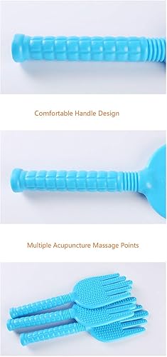 Miniatura 6 de AnHua 1 unids Clapper Meridian Shoot Health Beat Tapping Back Silicona Knock Body Hammer Fitness Masaje Stick Pat masajeador herramienta de cuidado