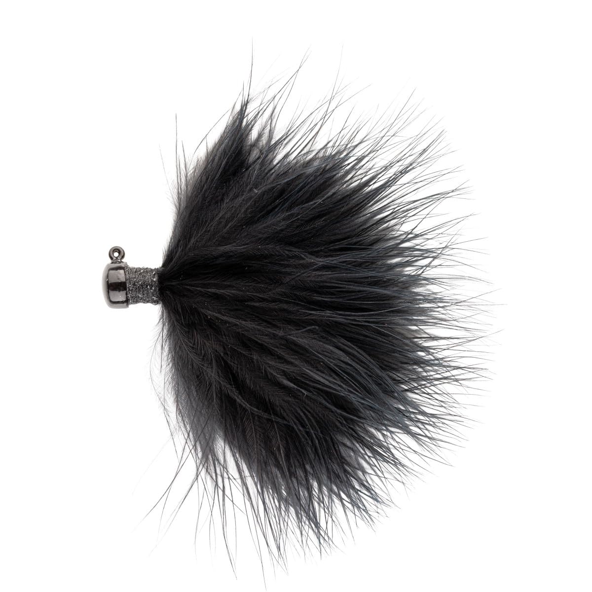 Northland Tackle Marabou JIG / 20.75" / 1/8 OZ - #1 HK / 2 Pack/Black
