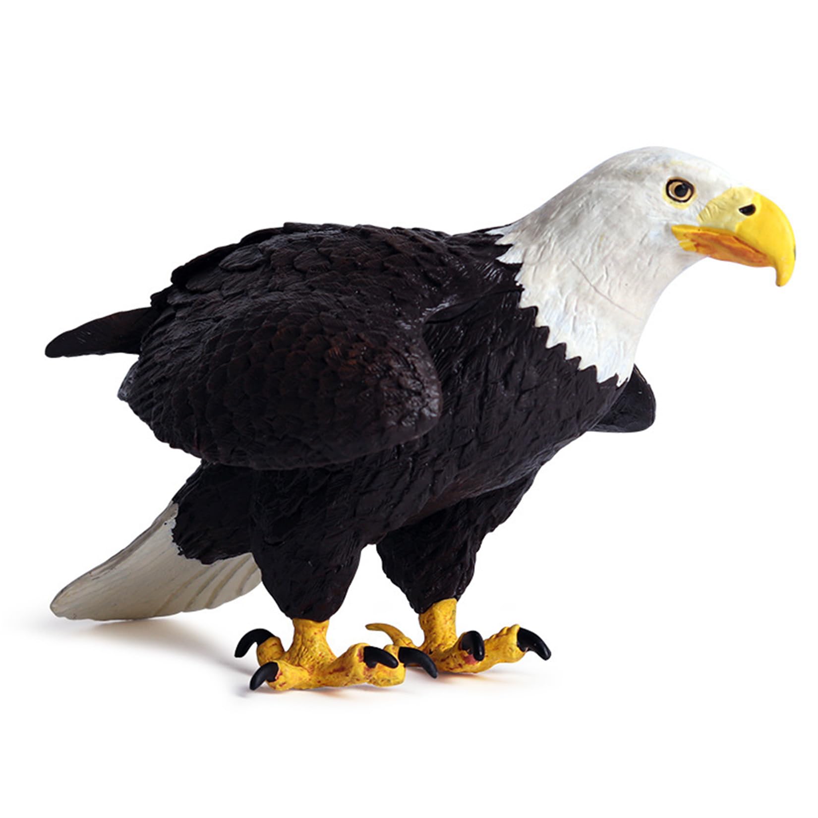 Amazon.co.jp: EUHELOPA ハクトウワシ 16cm フィギュア 白頭鷲 タカ目