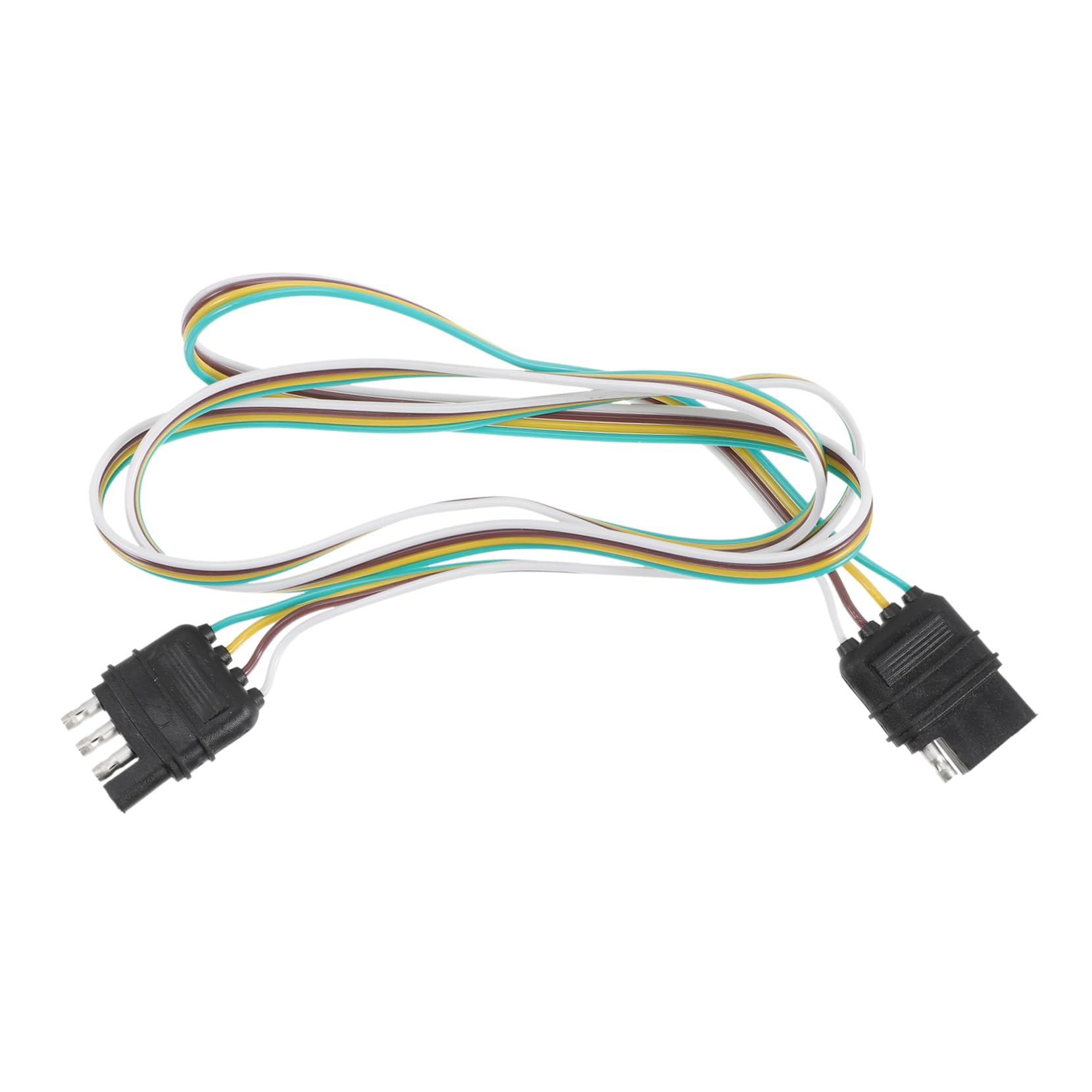 Cabilock Pin Trailer Light Wiring Harness Kit Wire Trailer Wiring Connector Flat Wire Extension for Trailer Lights Durable Connection Cable