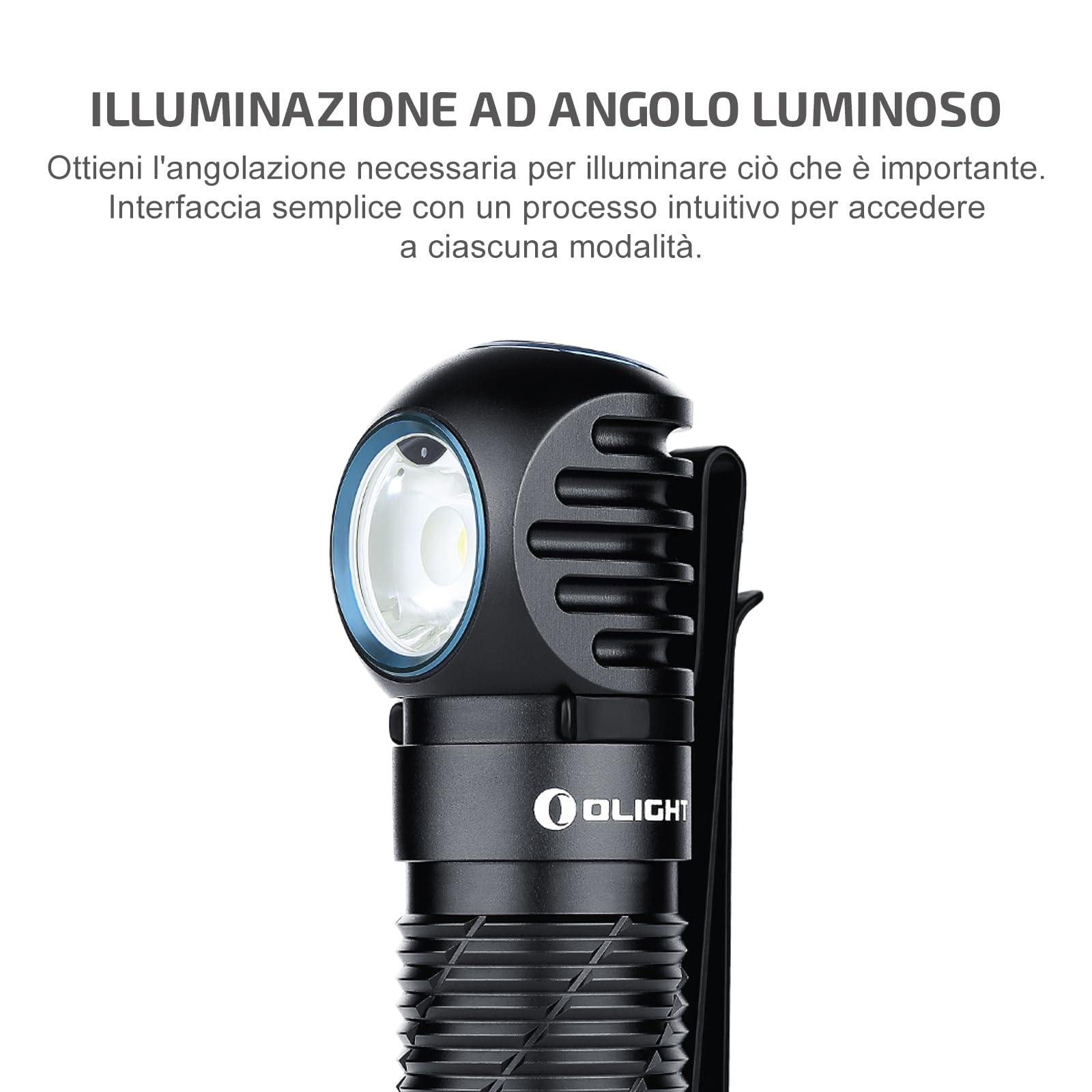 OLIGHT Perun 2 Lampada Frontale Multifunzionale Led USB Ricaricabile 2500 Lumen Lampada Frontale 166M IPX 8 Impermeabile, Ideale per Lavoro e Attività all'Aperto Come Pesca, Corsa e Campeggio