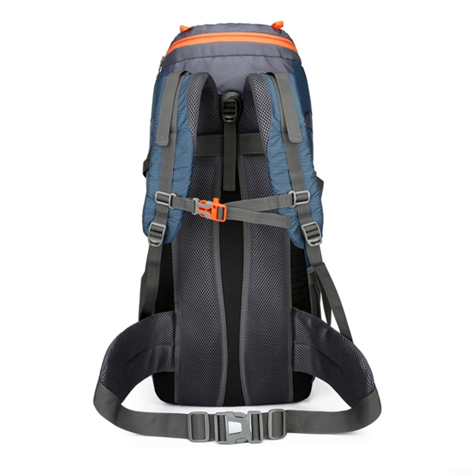 Zaino da trekking da 65 litri con copertura antipioggia, zaino in nylon impermeabile, per campeggio, trekking, viaggi, zaino in rete traspirante, per uomini e donne e sport all'aria aperta