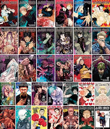 Jujutsu Kaisen Complete Collection (32 Books) Manga Series Set (Vol. 0-30 + Guide)