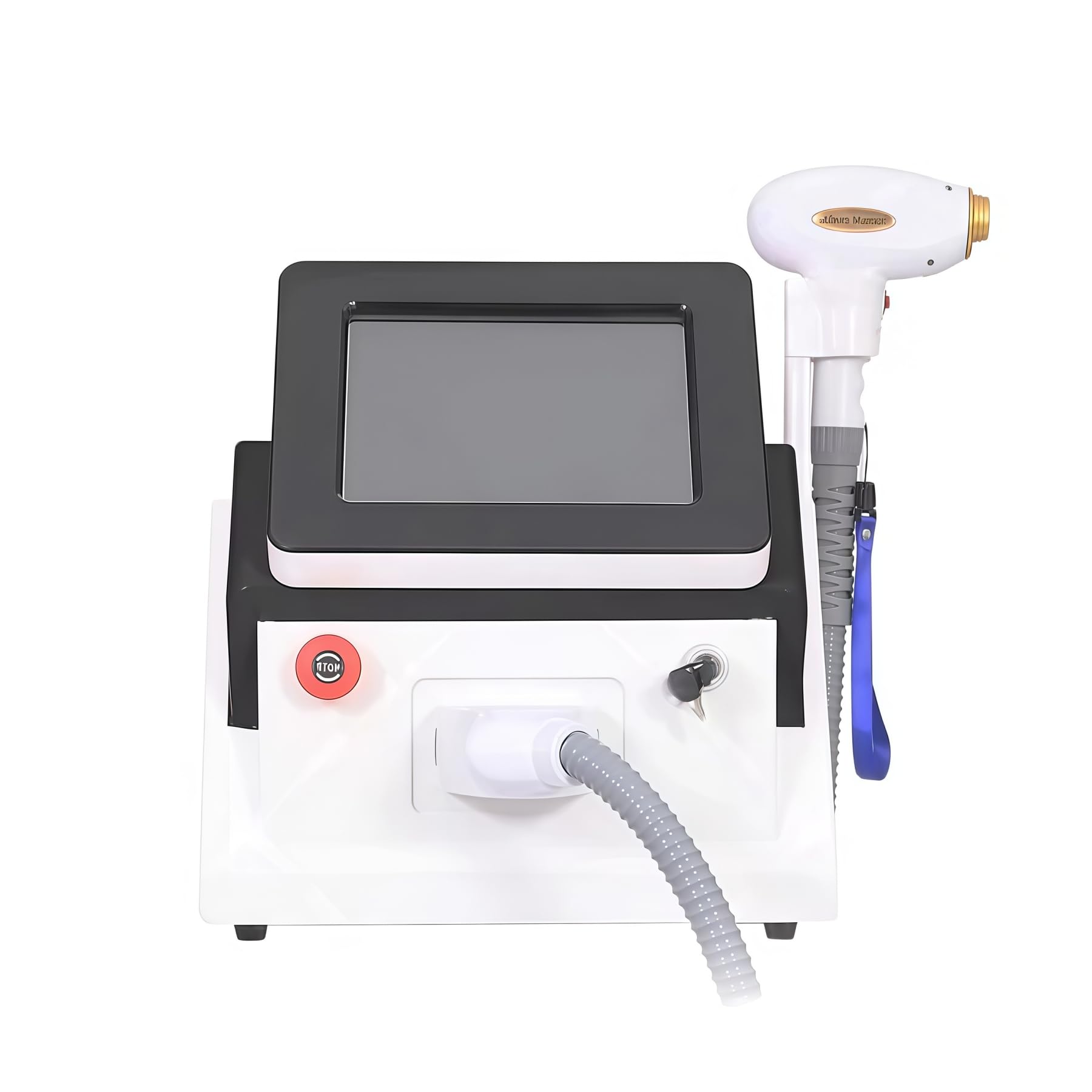 Apparecchio professionale per la depilazione laser a diodo da 4000 W, con 4 lunghezze d'onda (755, 808, 940,1064nm) per una depilazione intelligente e un'impugnatura ghiacciata per lenire la pelle