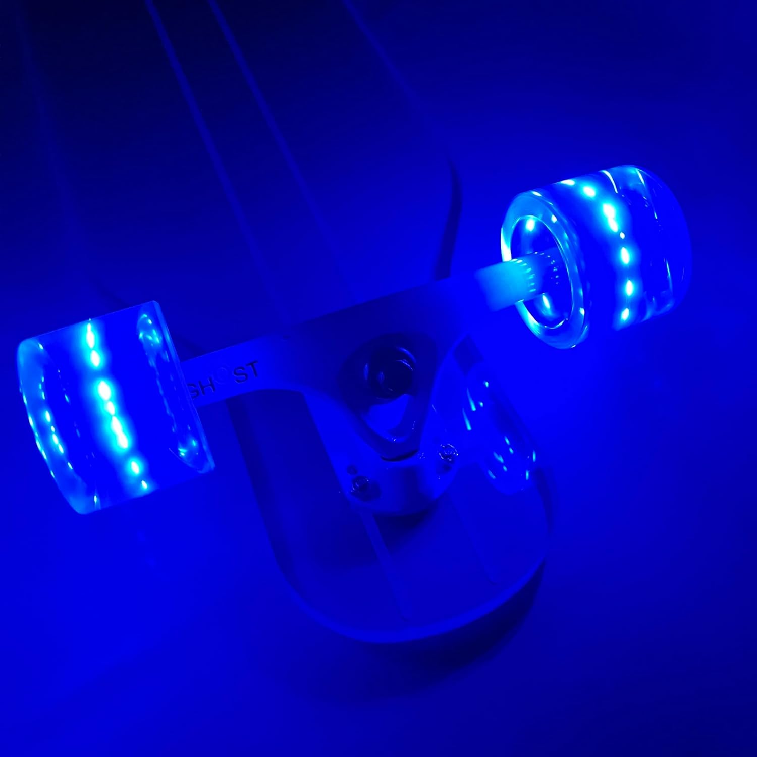 Ghost Long Board 40 Platypus Riptide White Trucks Blue Wheels