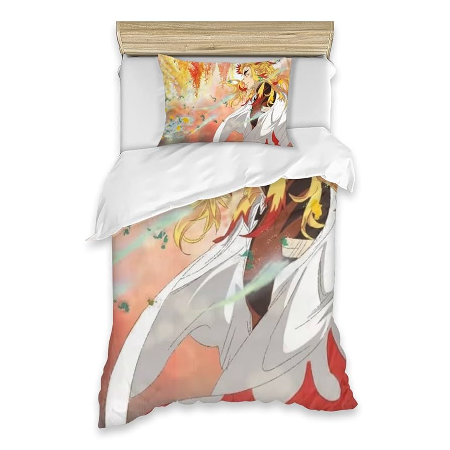 値下げ！鬼滅の刃 掛布団カバー&amp;敷布団カバー ２点セット Amazon｜鬼 滅 刃 布団カバー 2点セット 掛け布団カバー