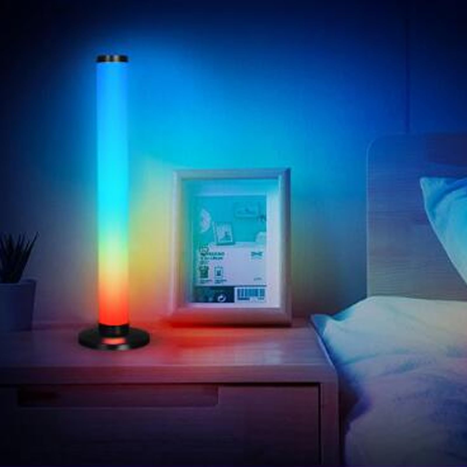 Barra de Luz LED Inteligente, Barras de Luces LED RGB de Sincronización de Música, Iluminación Ambiental Alimentada por USB, Retroiluminación de TV para Juegos que Cambia de