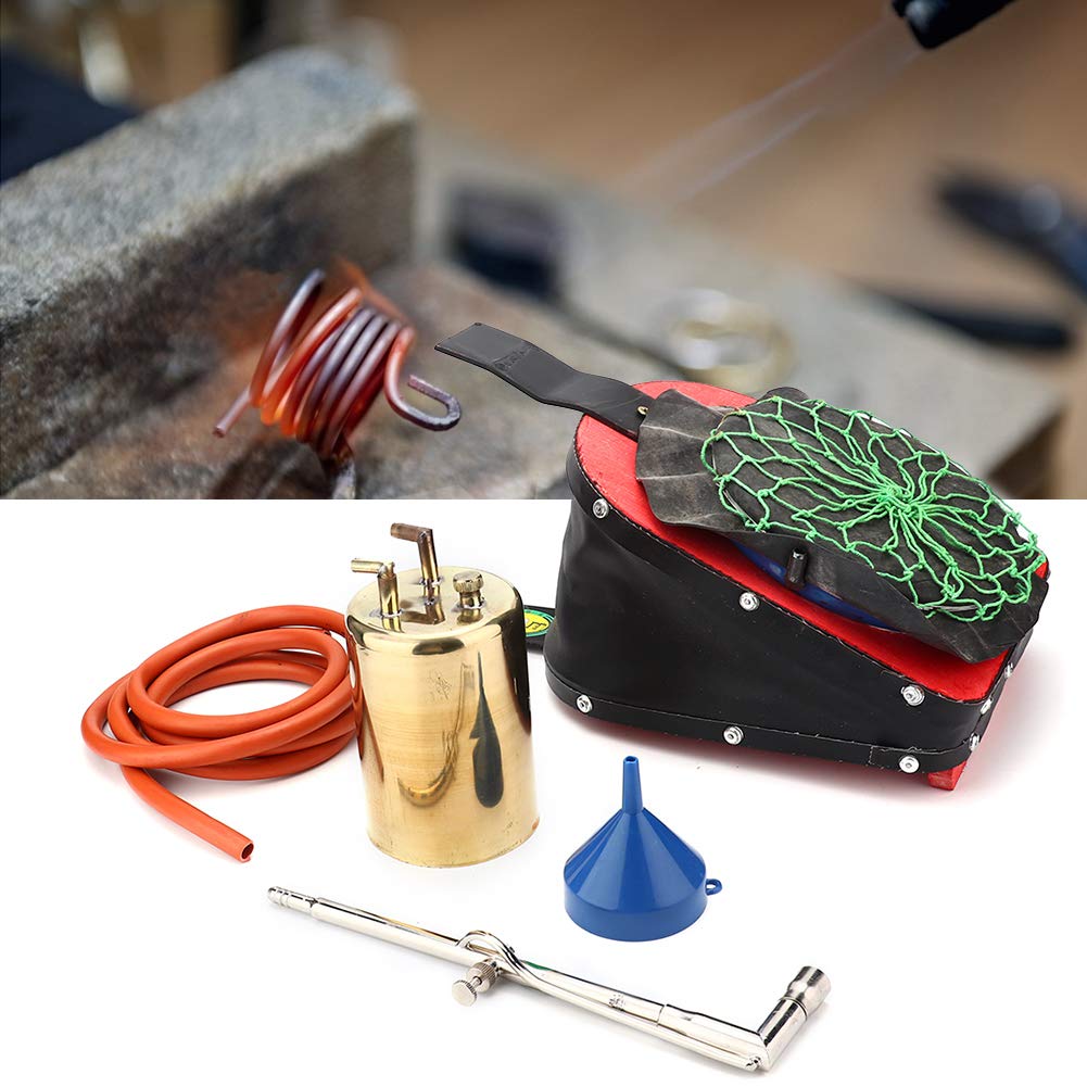 Ensemble d'outils de Fusion d'or et d'argent, pour la Fabrication de Bijoux, kit de Torche de soudage Professionnel avec Tigre en Cuir, matériau de Haute qualité, Boule