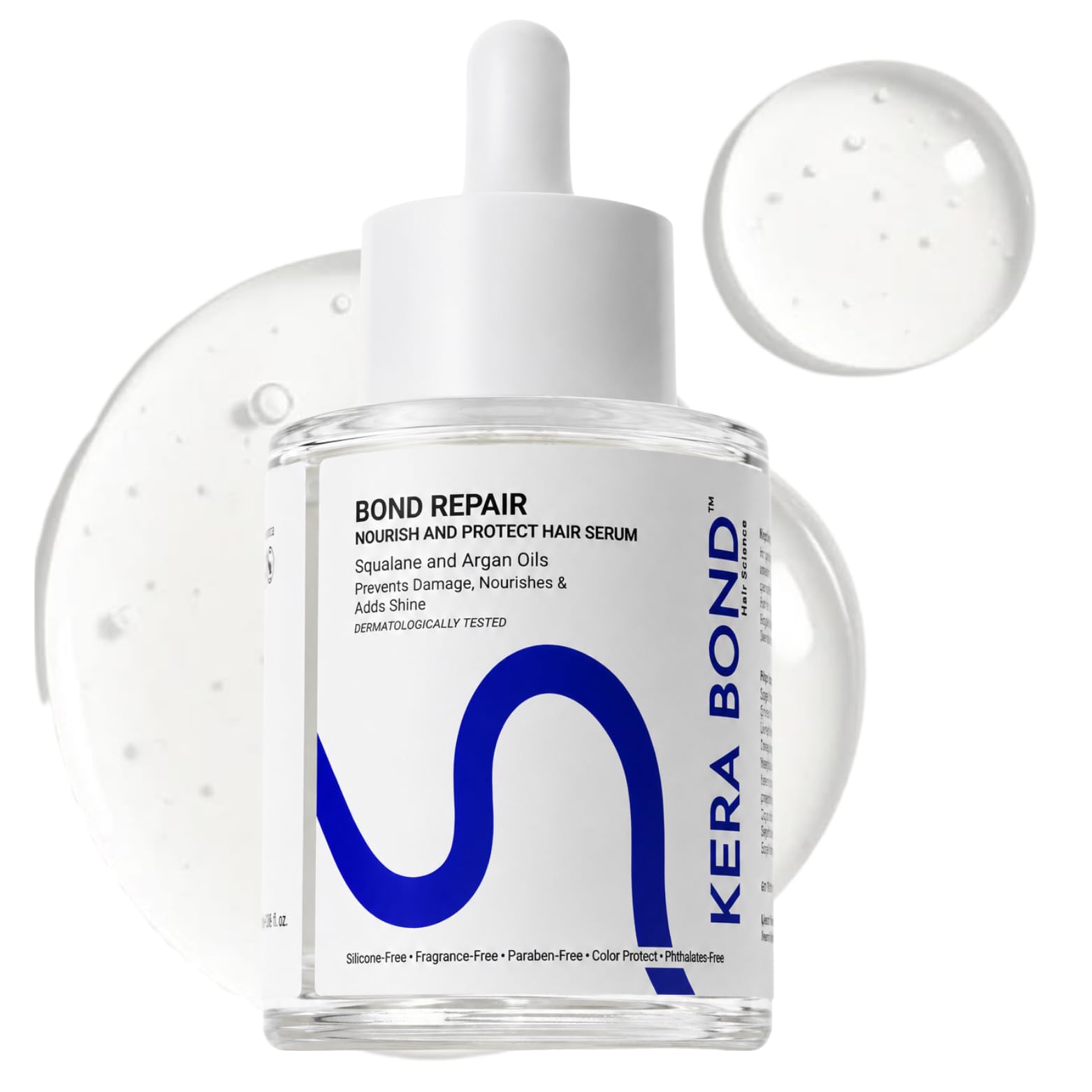 KERA BOND Bond Repair Hair Serum | For Dry Frizzy and Damaged Hair | Moisture Boosting Shine Elixir | Heat Protection | Helps Smooth Manage and Condition Hair | Lightweight Non Greasy Formula | 50ml-image-31