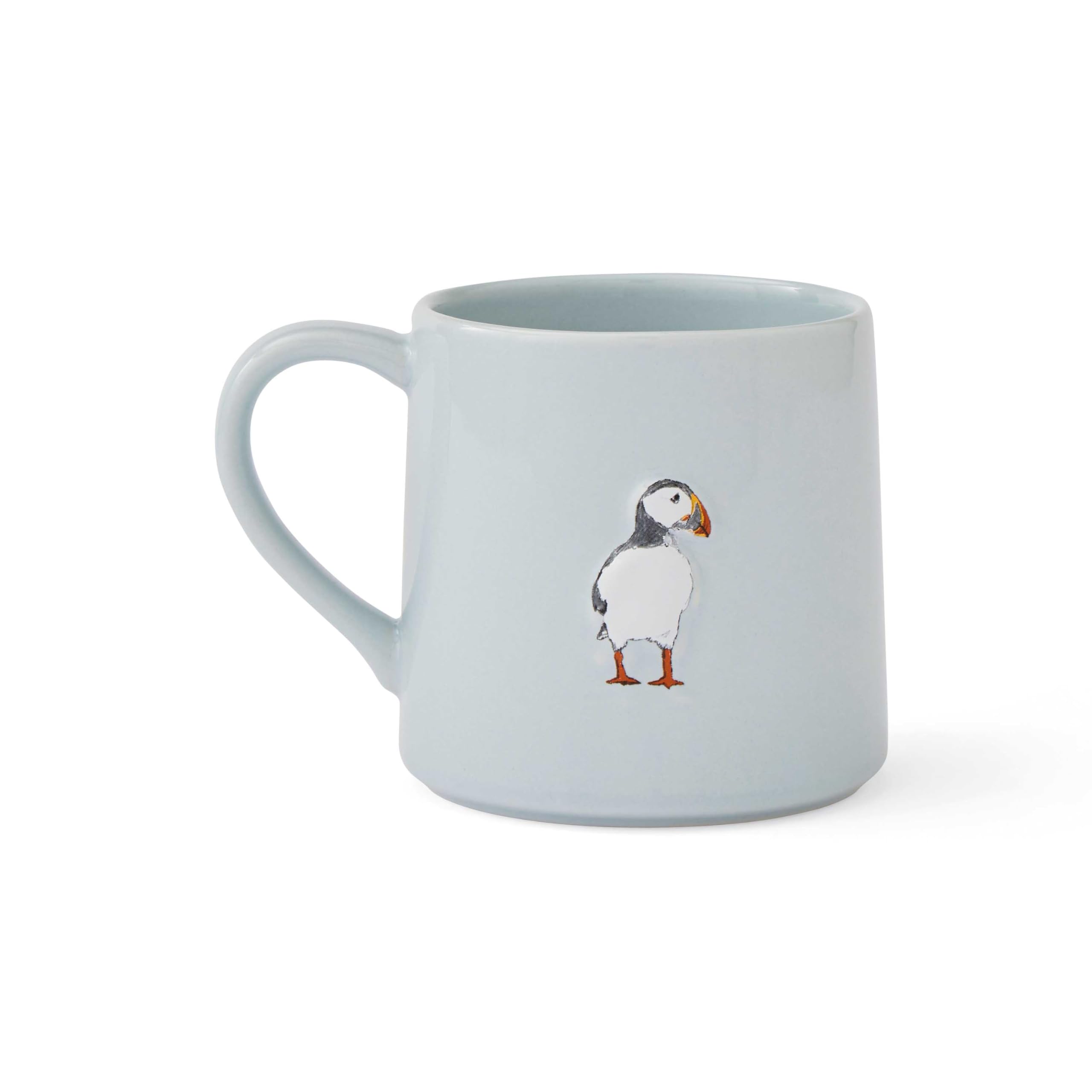 Cooksmart Coastal Birds Embossed Coffee Mug for Tea and Hot Drinks