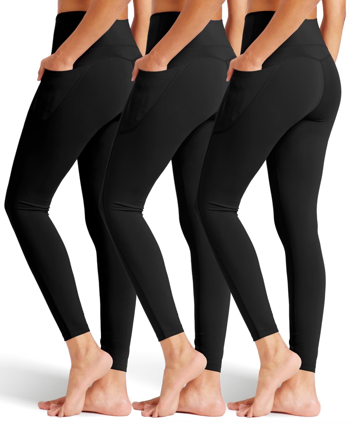 Roself Moment Gefütterte Thermo Leggings Mädchen Lang, Stret