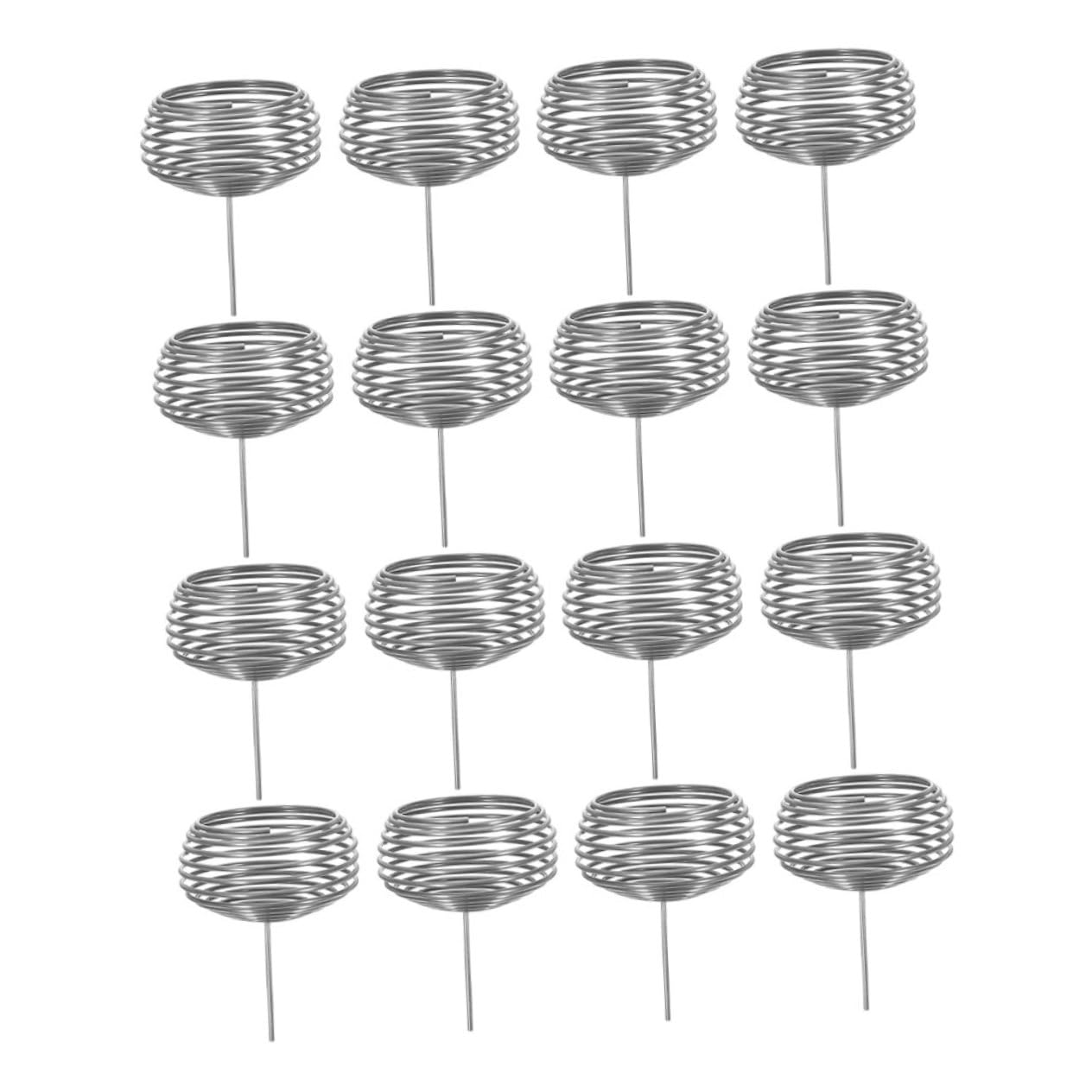 Gogogmee 16 Pcs Stainless Steel Bonsai Fertilizer Box Modern Design for Efficient Plant Growth Easy Cleaning Stylish Nursery Fertilizer Pot for Orchids and Flowers