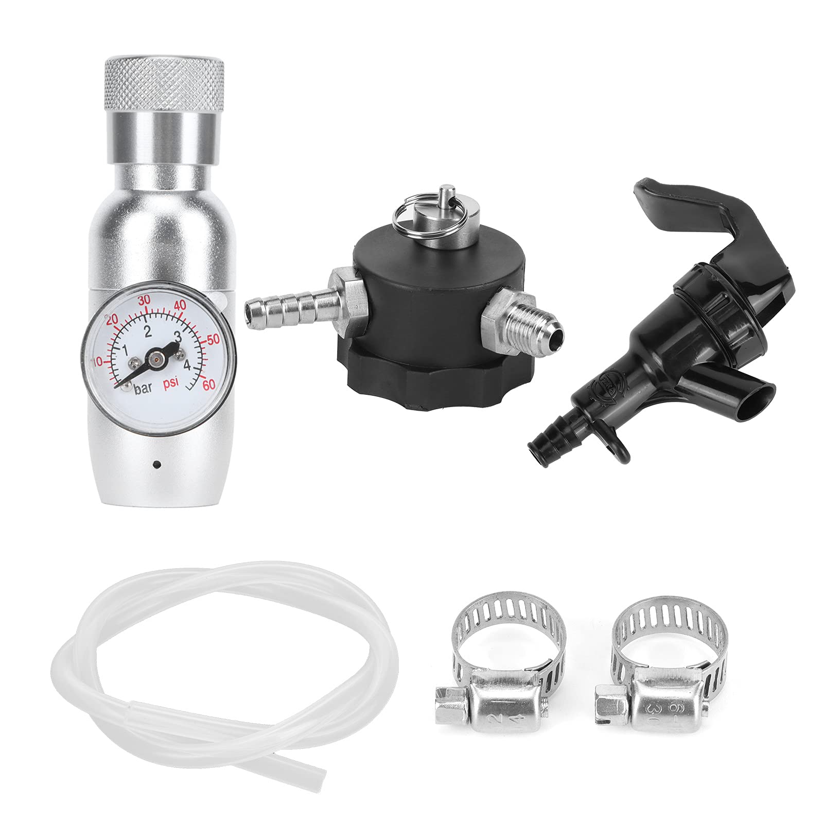 Grifo De Cerveza, Dispensador De Grifo De Cerveza, Regulador De CO2, Kit De Grifo Dispensador De Cerveza De Acero Inoxidable, Equipo De Barril De Cerveza Casero Portátil, Accesorios Para Barril De Cer