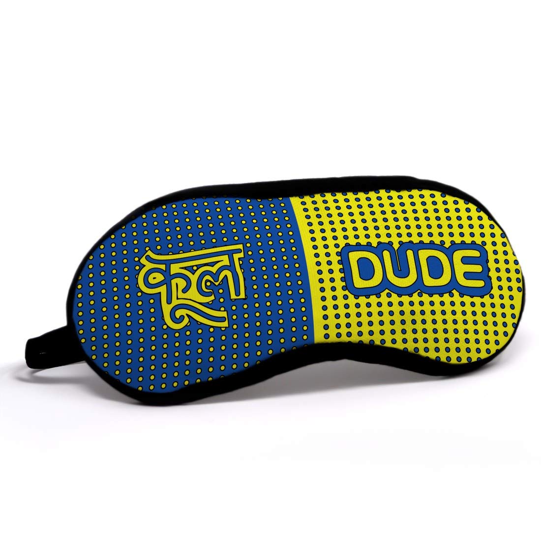 IndigiftsPolyester Valentine Gift Printed Multi Eye Mask 7.8X3.3 Inches