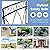 Upgrade Garden Bridge for Outdoor - 8FT Extra Large Arc Walkway with 2 High Guardrails, Iron Arch Footbridge with Sturdy Construction, Metal Yard Path for Landscaping, Backyard, Patio, Farm, Black