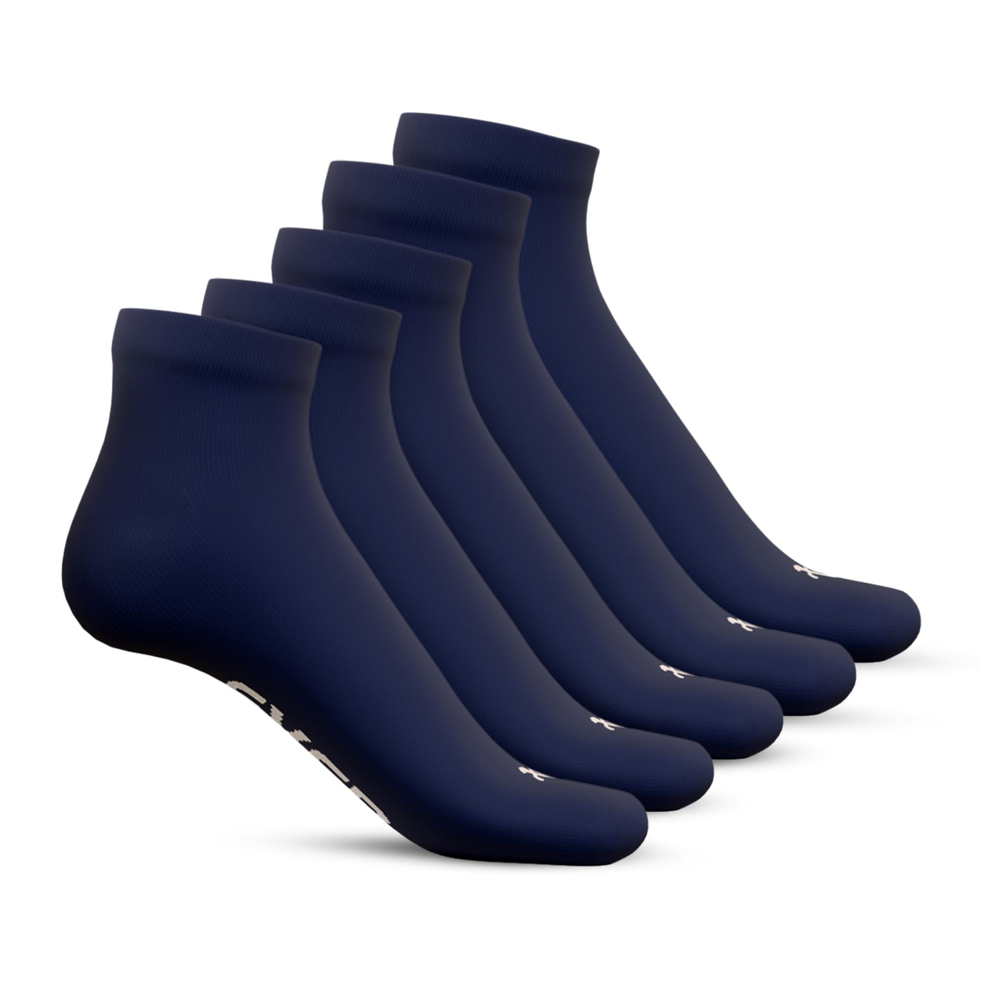 Bamboo Ankle Socks for Men & Women Office, Lounge, Cycling & Running Seamless, Super Soft, Breathable & Anti-Odor - Pack of 5-image-49