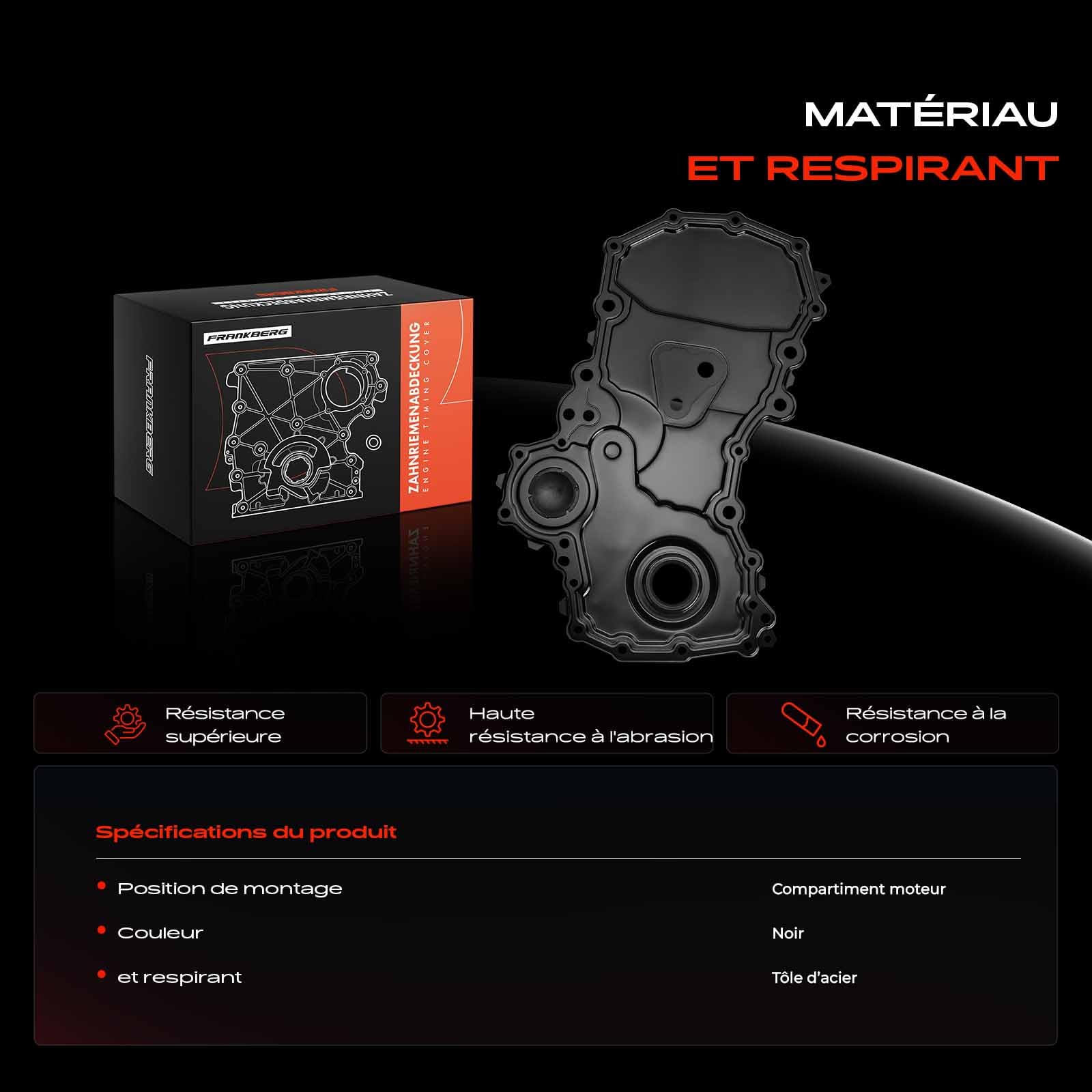 Frankberg Couvercle de courroie de distribution 2301157
