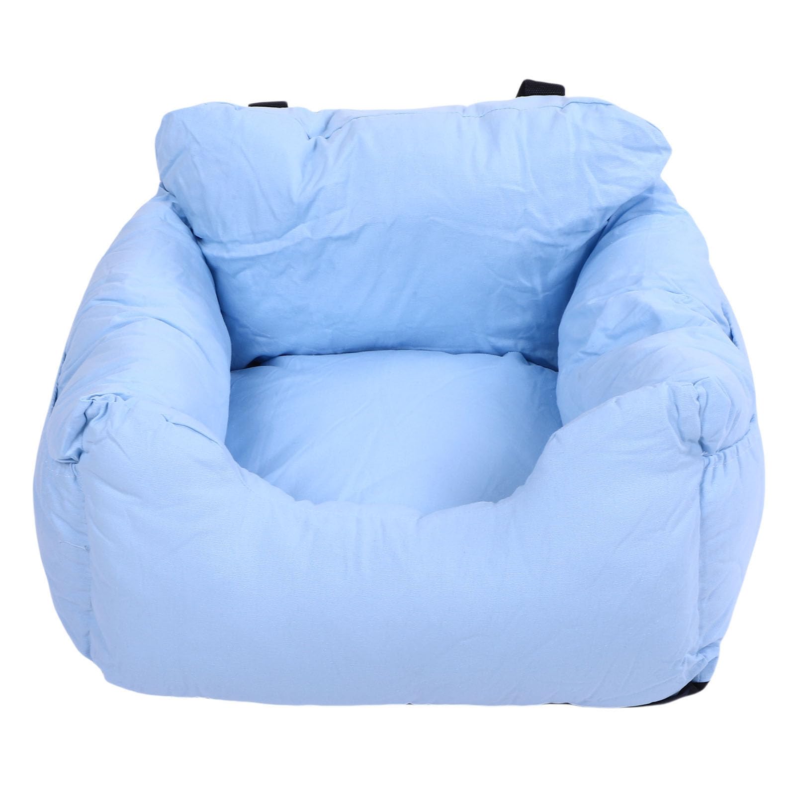 POENVFPO Cama para asiento de coche para , asiento de viaje con trabilla para cinturón y parte inferior antideslizante para paseos seguros en coche y comodidad en el hogar