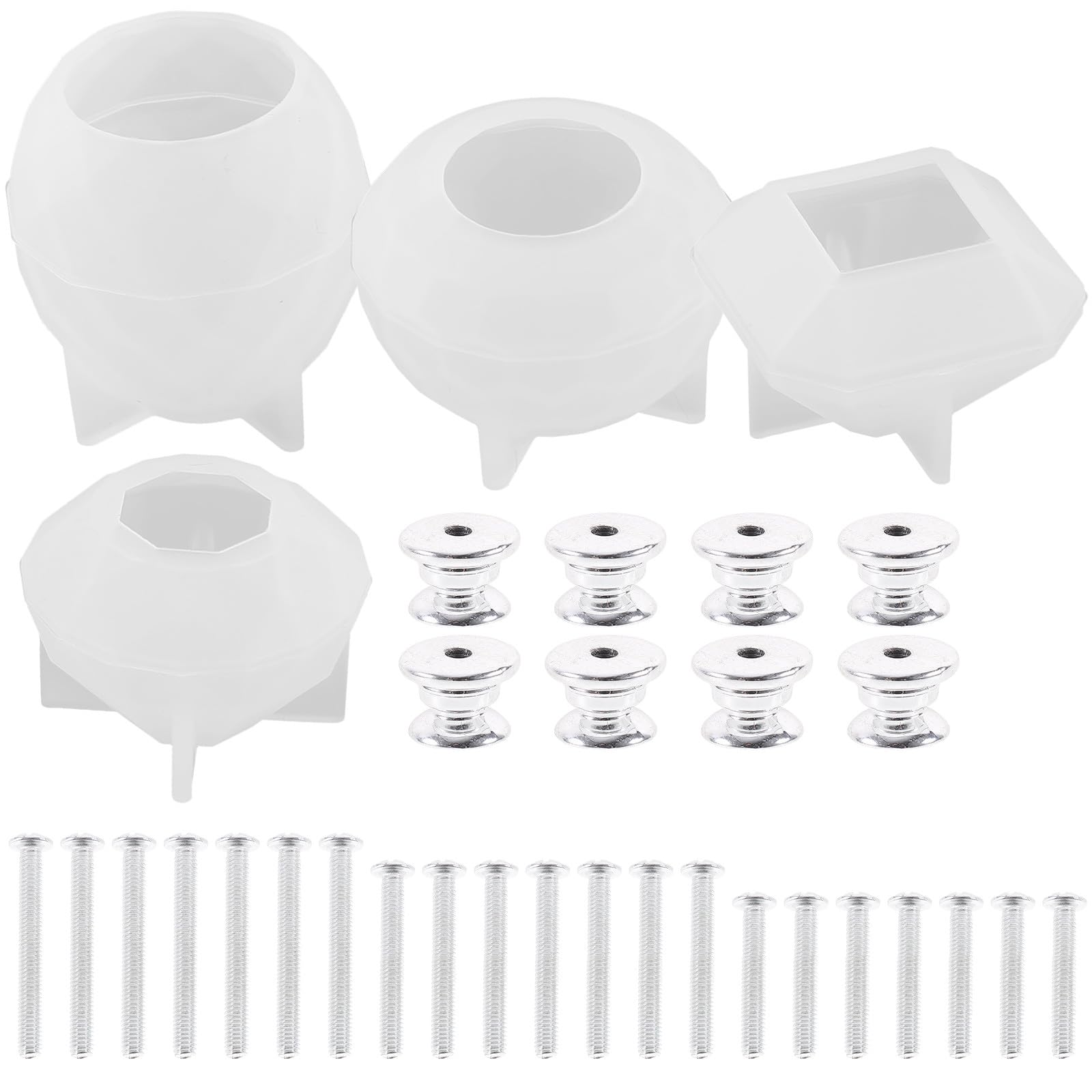 Moule silicone poignées de tiroir Veemoon travaux manuels bricolage maison blanc