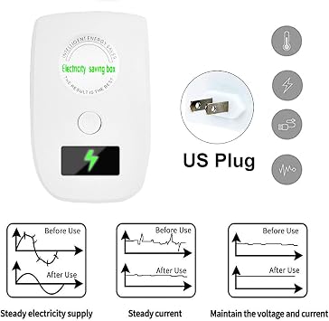 Electronics Energy Saving Box Electronics Power Saving Box Equipment Power Optimizer for Home Appliances Cleverly Reduce Power Usage Device Energy Saving Tools Household Energy Saver Household Energy Saving Technology Energy Saving Gadget for Consumer Electronics Use Energy Saving