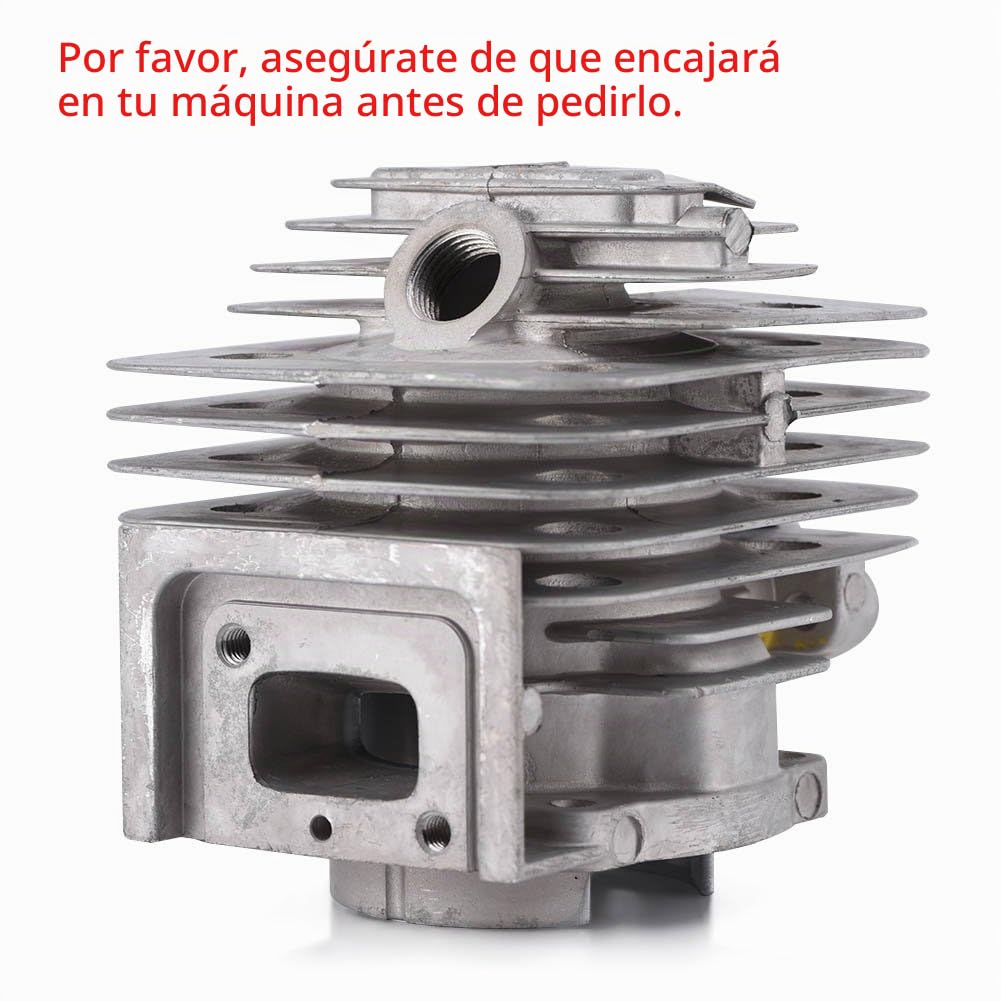 Akozon Juego de cilindros Juego de pistones Juego de anillos para TL52 BG520 Desbrozadora Eng 44MM