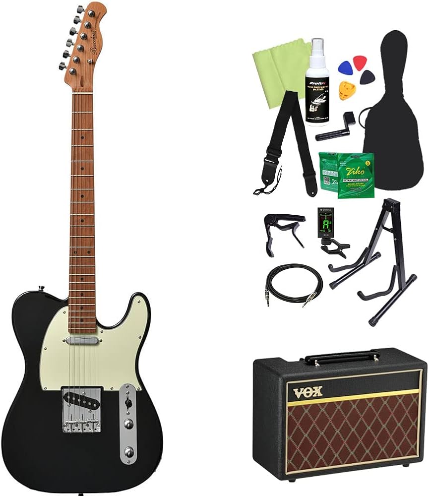 バッカスのエレキギター BOSSのアンプセット バッカスのエレキギター