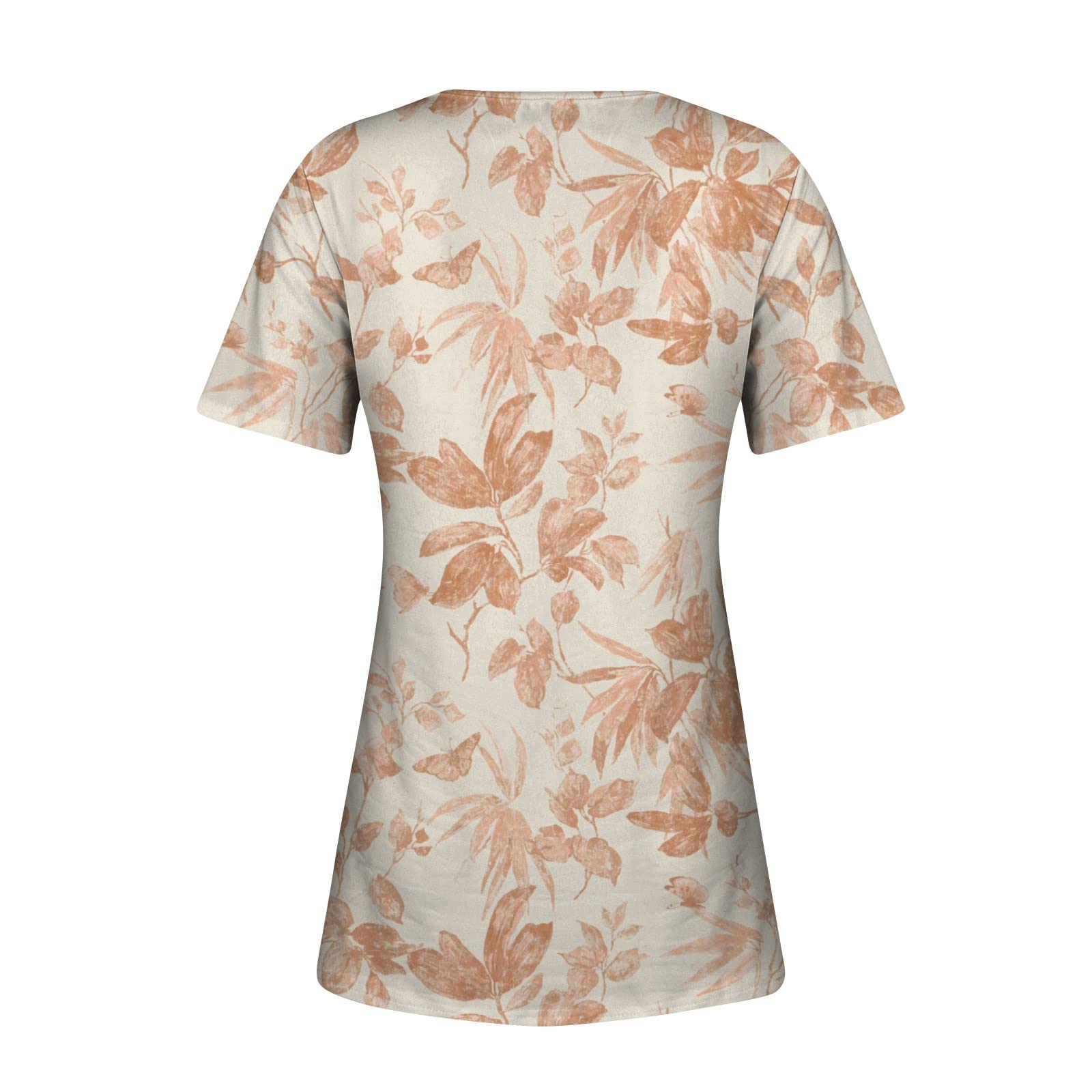 Damen Elegante Bluse Langarm Sommer Top Rundhalsausschnitt Klassischer Schnitt