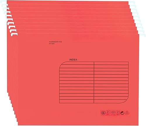 SOYIRI Carpeta de archivos colgante, soporte para archivos de suspensión A4, carpetas de archivos organizadoras colgantes, carpetas colgantes,