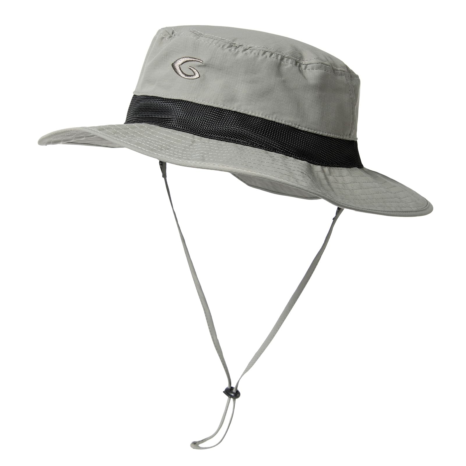 TOP-EX Sonnenhut mit breiter Krempe, Unisex, LSF 50, wasserdicht, verstellbar, atmungsaktiv, für Outdoor-Abenteuer, Wandern, Angeln, Safari, leicht verstaubar Grau XL/XXL