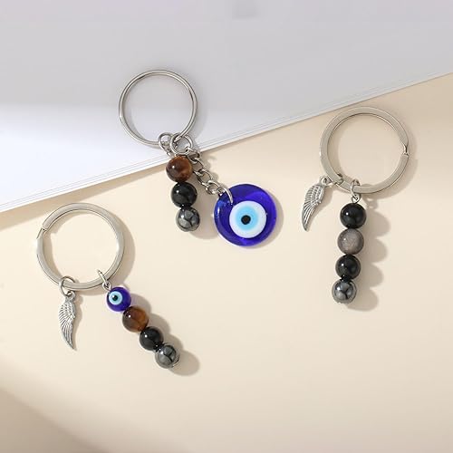 Miniatura 6 de Regalo saludable para embarazo, protección natural con piedras preciosas curativas, llavero de cristal para mujeres y amigas