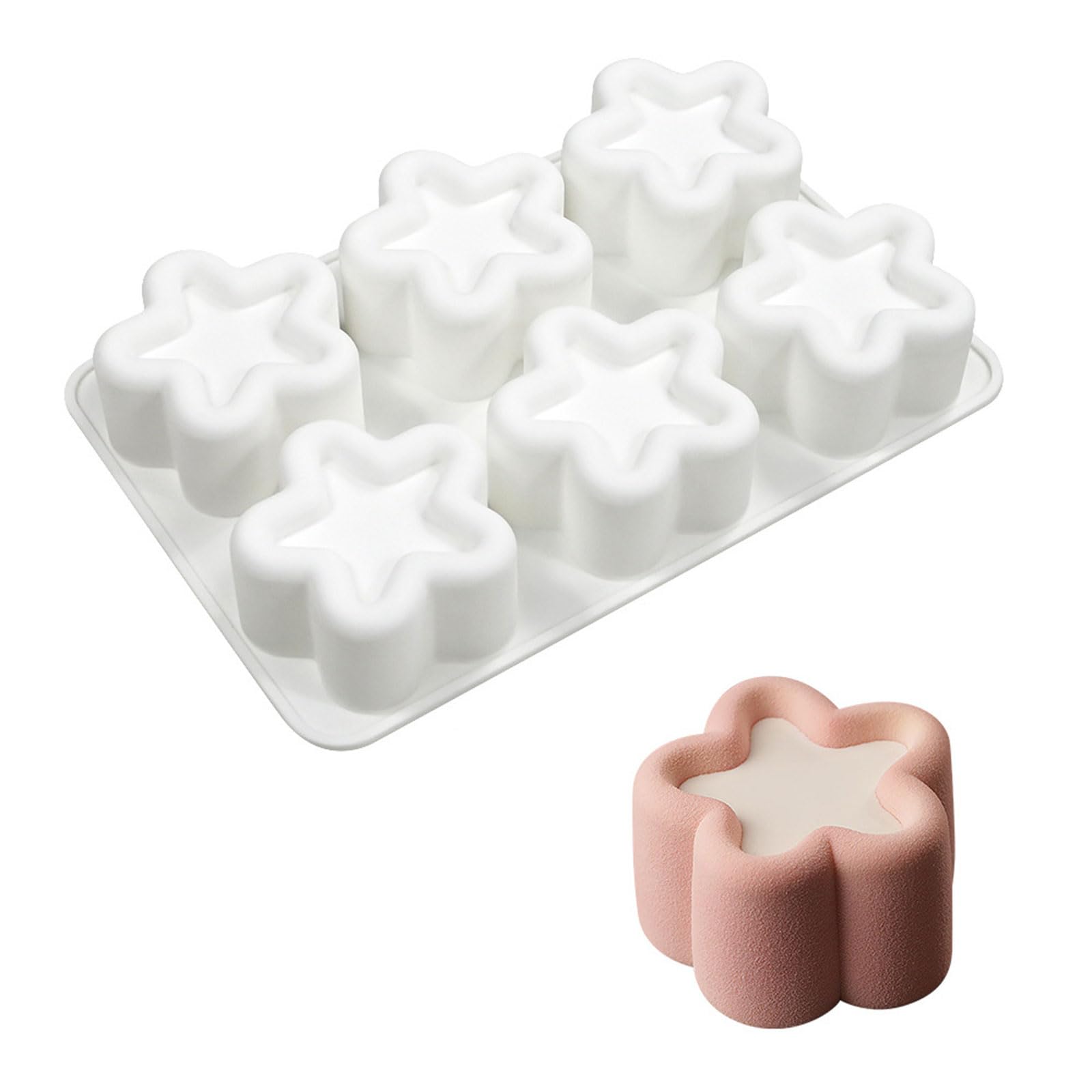 Buxuaaaa Concave Scented Mold Cookie Molds Chocolate Cake Flexible Silicones Dessert Mold for Bakings Enthusiasts Kitchen Utensils for Dessert