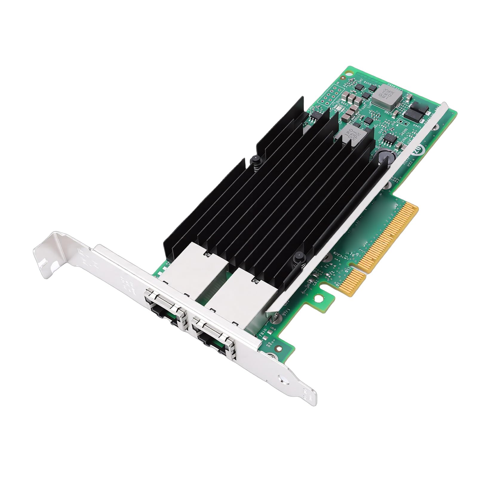 Dwuportowa Karta Sieciowa 10 Gb RJ45 z Kontrolerem X540-T2 do Szybkiej Pracy Sieciowej w Serwerach, Stabilna wydajność, Adapter PCIe Ethernet LAN