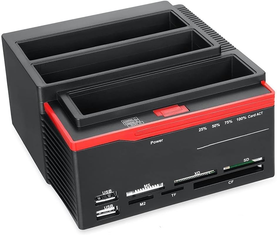 2.5"/3.5" USB 3.0 to 2 SATA 1 IDE Port External HDD Hard Drive Disk Docking Station Card Reader USB3.0 Hub OTB/OTC