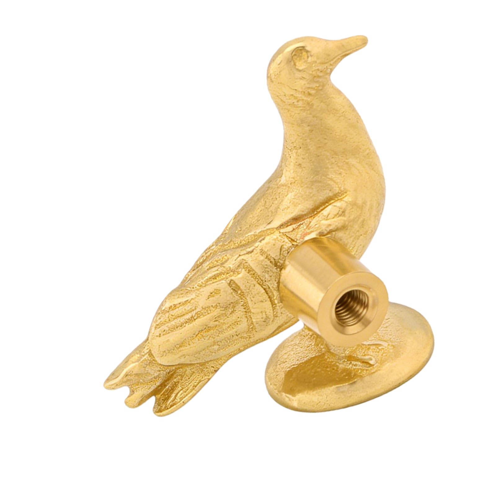 Zbiianxer Primary Color Retros Brasses Peace Doves Cabinet Knob Elegant Handle Creative Bird Hardwares For Drawers And Furniture Handcrafted Metal Drawer Knob