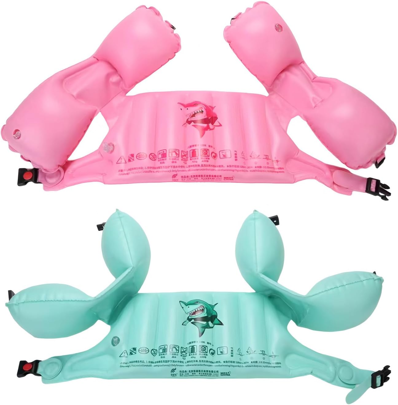 Topsung Kids Deluxe Life Jacket Swim Trainers Arm Bands Rings Floats and Swim Vest for Children (3-6 Years)