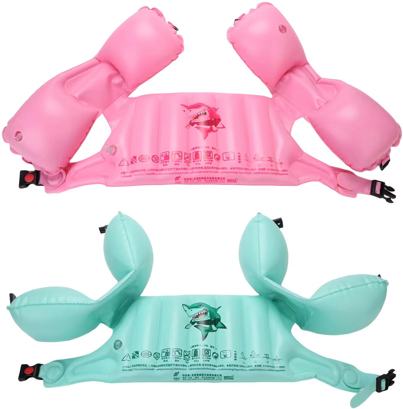 Kids Deluxe Life Jacket Swim Trainers Arm Bands Rings Floats and Swim Vest for Children (3-6 Years)
