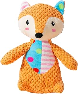 BECHANMIG Dog Toy,Plush Dog Toys for Aggressive Chewers,Dog Squeaky Toys with Crinkle Paper,Stuffed Dog Chew Toys Durable for Middle Large Dogs(Long Tailed Fox)