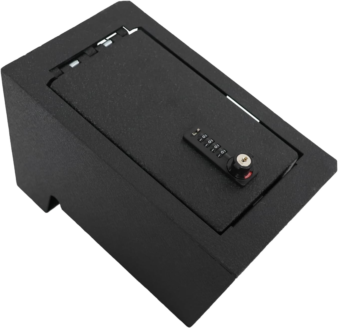 Center Console Safe Vault - KEREN Console Gun Safe Box Compatible with Toyota Tundra 2022-2026 and Toyota Sequoia 2023-2026, Electronic Keypad Lock