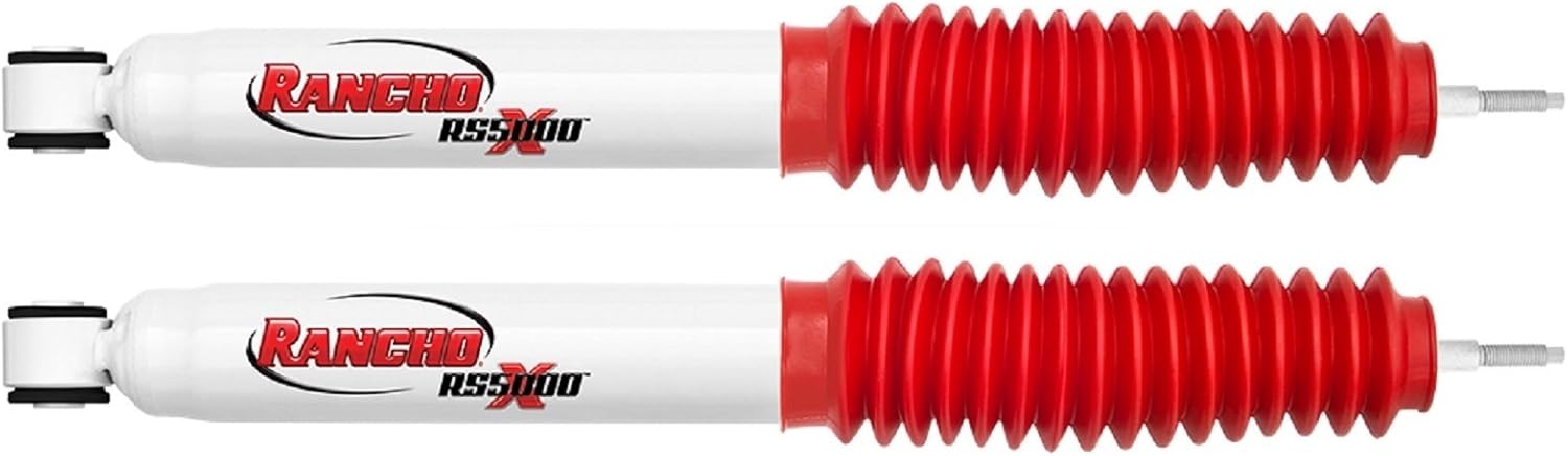 Rancho RS55221 RS55269 RS5412 Pairs of Shock Absorbers and Steering Stabilizer for Dodge Ram 2500 3500