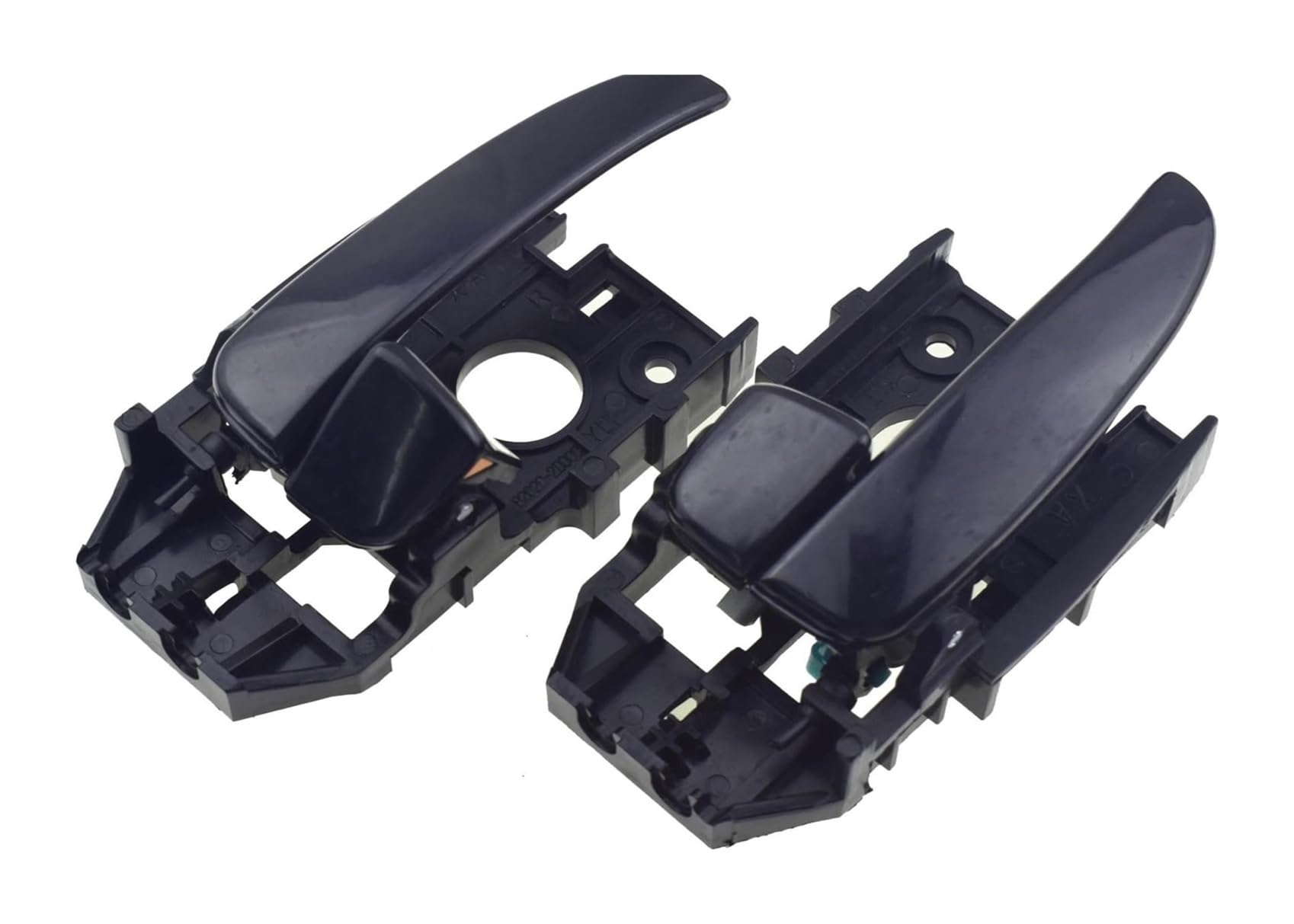 TYTYASS Inner Door Handle for Hyundai for Elantra 2.0L 2001 2002 2003 2004 2005 2006 Black Front Rear Left Driver Right Passenger Interior Door Handle(Left Right Pair)