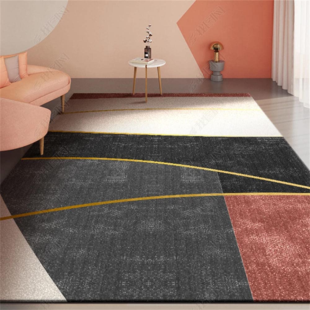 Tapis de cuisine abstrait et moderne pour espace familial