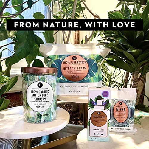 Pure Cotton Topsheet Pads For Women 84 Count - Image 6