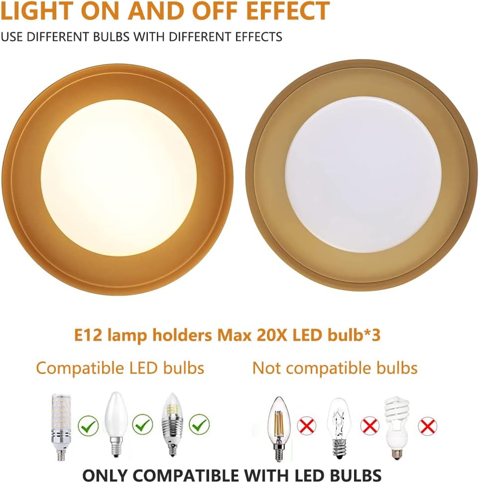 Modern Flush Mount Ceiling Light,Minimalist Close to Ceiling Lighting Fixture,Black and Gold Flush Mount Light Fixture forBedroom,Entry, Hallway,Balcony, Bathroom (16.5'')