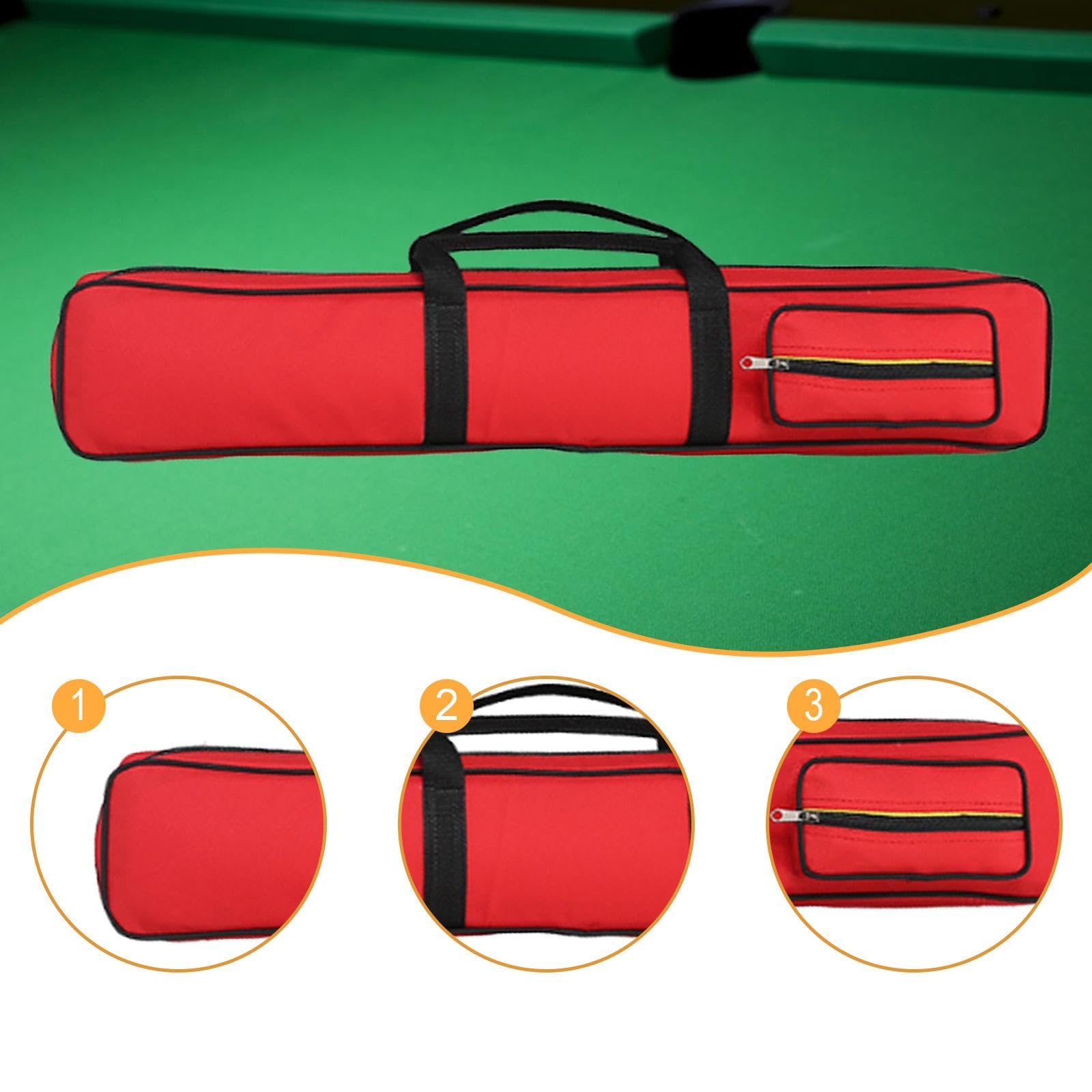 F Fityle Étui de Protection pour Queue de Billard, Anti-poussière, Souple, Résistant à l'usure, étanche, Fournitures de Billard, Cadeau élégant, 1/2 Sac de