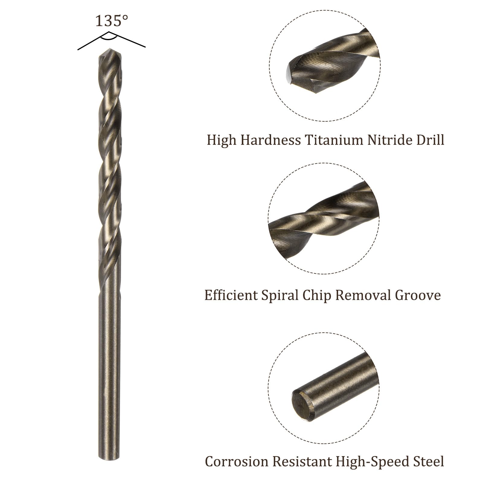 Kozelo 5PCS Twist Drill Bit - Image 2